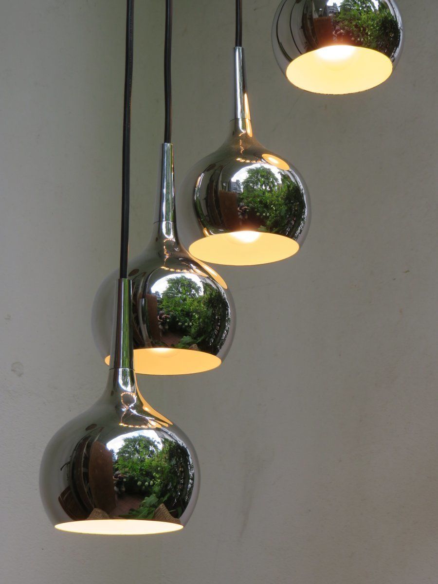 photo for sale Swedish Cascade Chandelier Att. To Hans Agne Jakobsson For Markaryd, 1970s