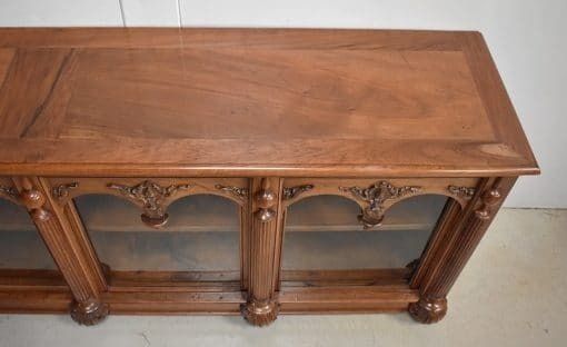 Long Presentation Cabinet, In Walnut, Renaissance Taste   2nd Part Of The 19th Century photo buy