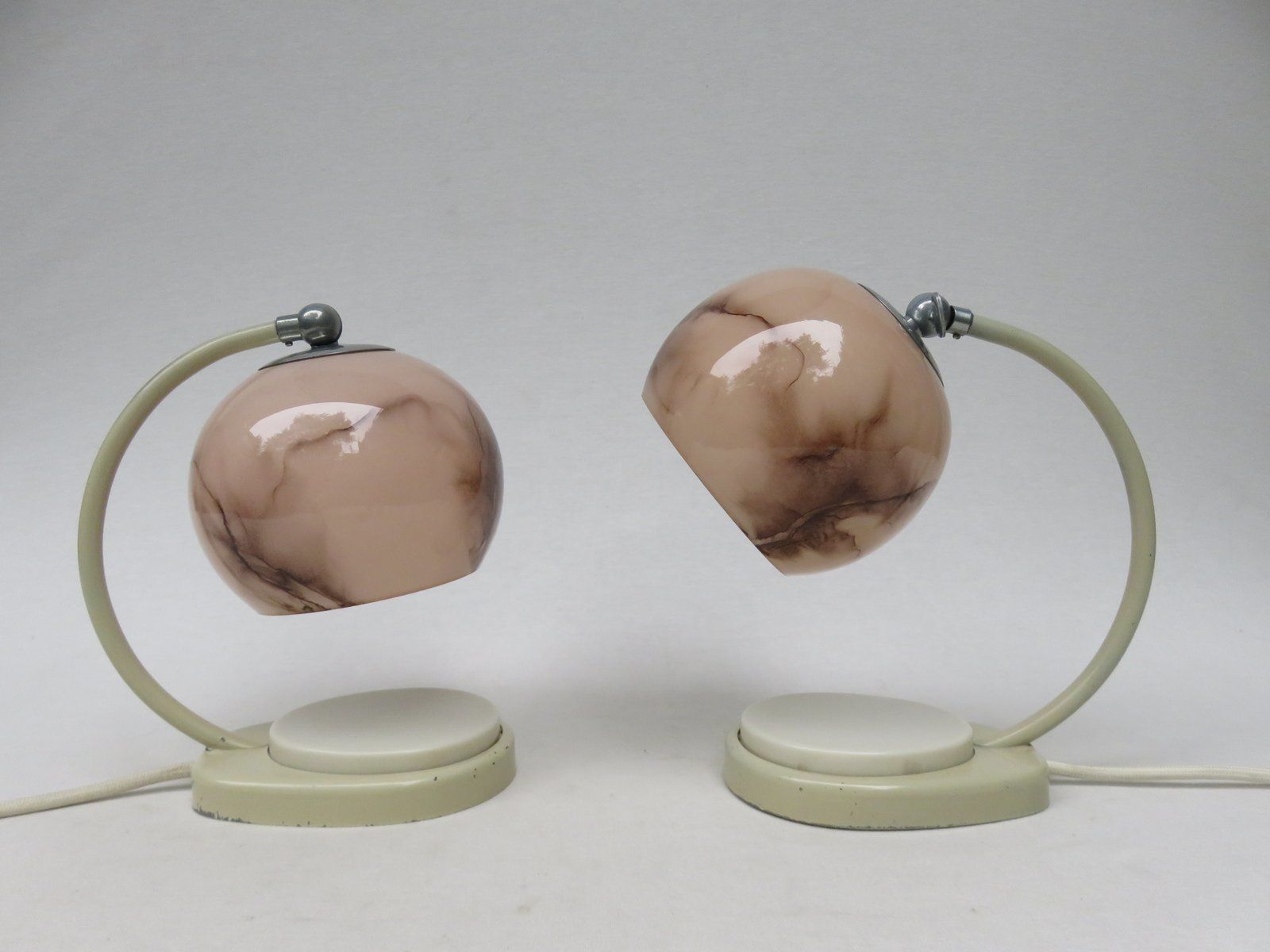 Bedside Lamps By Marianne Brandt For Gmf, 1930s, Set Of 2 photo 9163.0