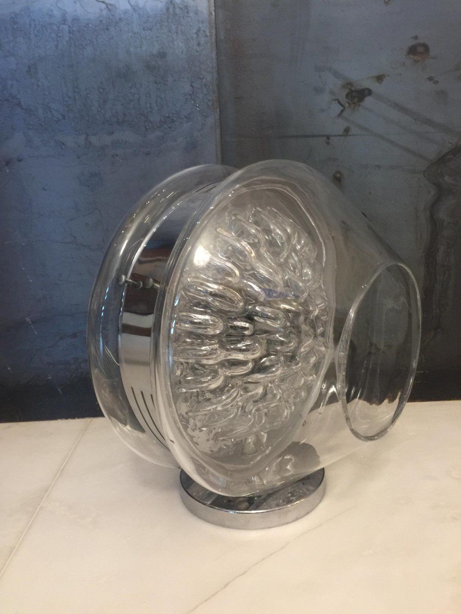 Sculptural Italian Volcano Glass Sconces By Toni Zuccheri, Set Of 2 photo for sale