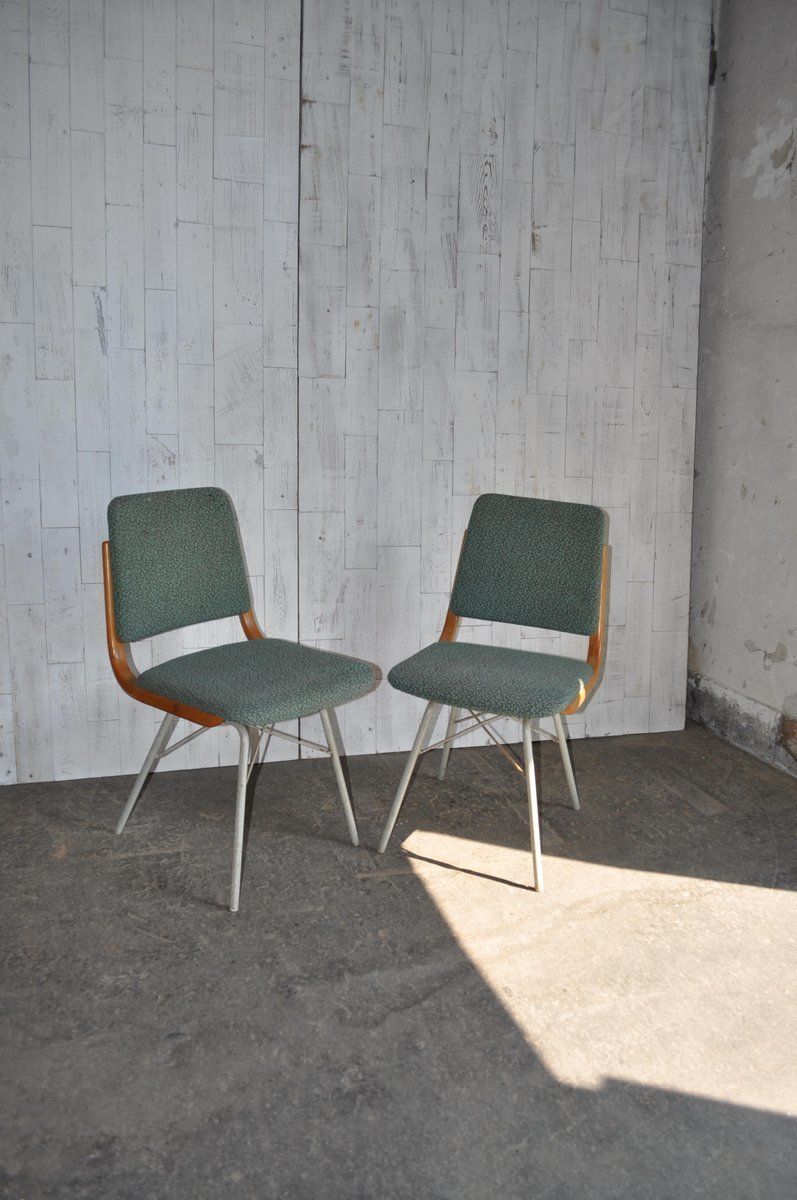 Mid Century Czechoslovak Chairs From Ton, 1960s, Set Of 2 photo furniture