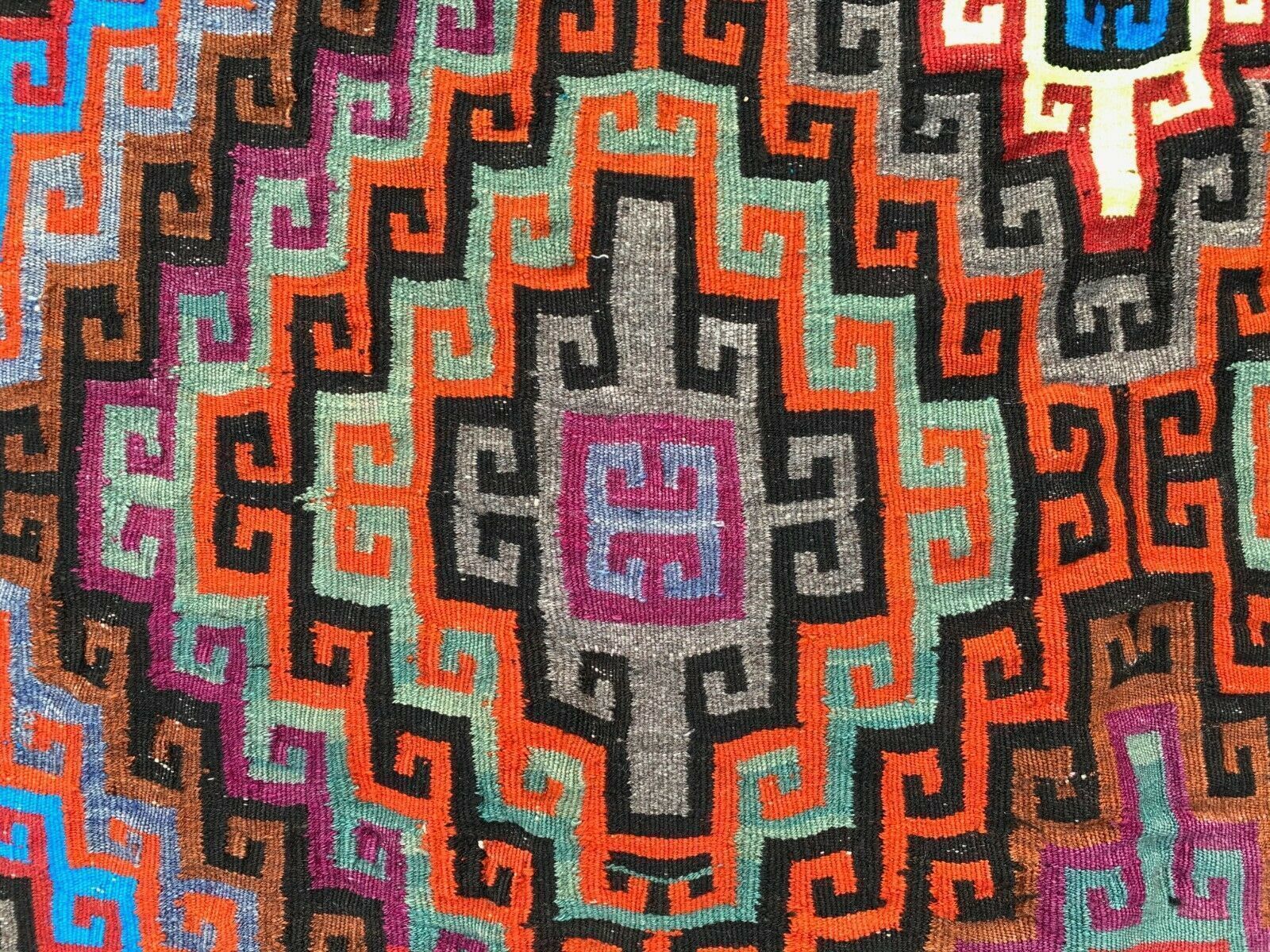 Vintage Turkish Kilim Rug 530x200 Cm Tribal Kelim Large photo buy