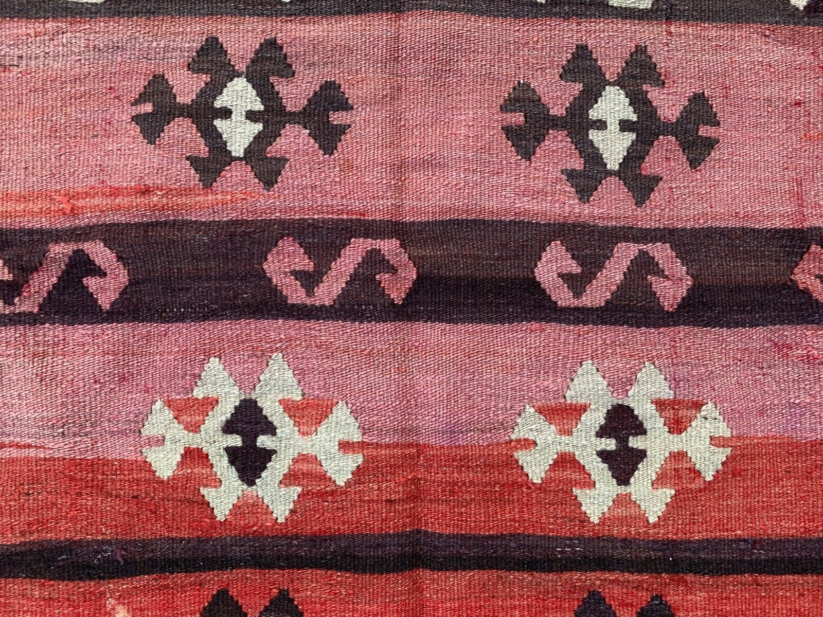 photo vinterior Vintage Turkish Kilim 350x160 Cm Tribal Kelim Rug Large