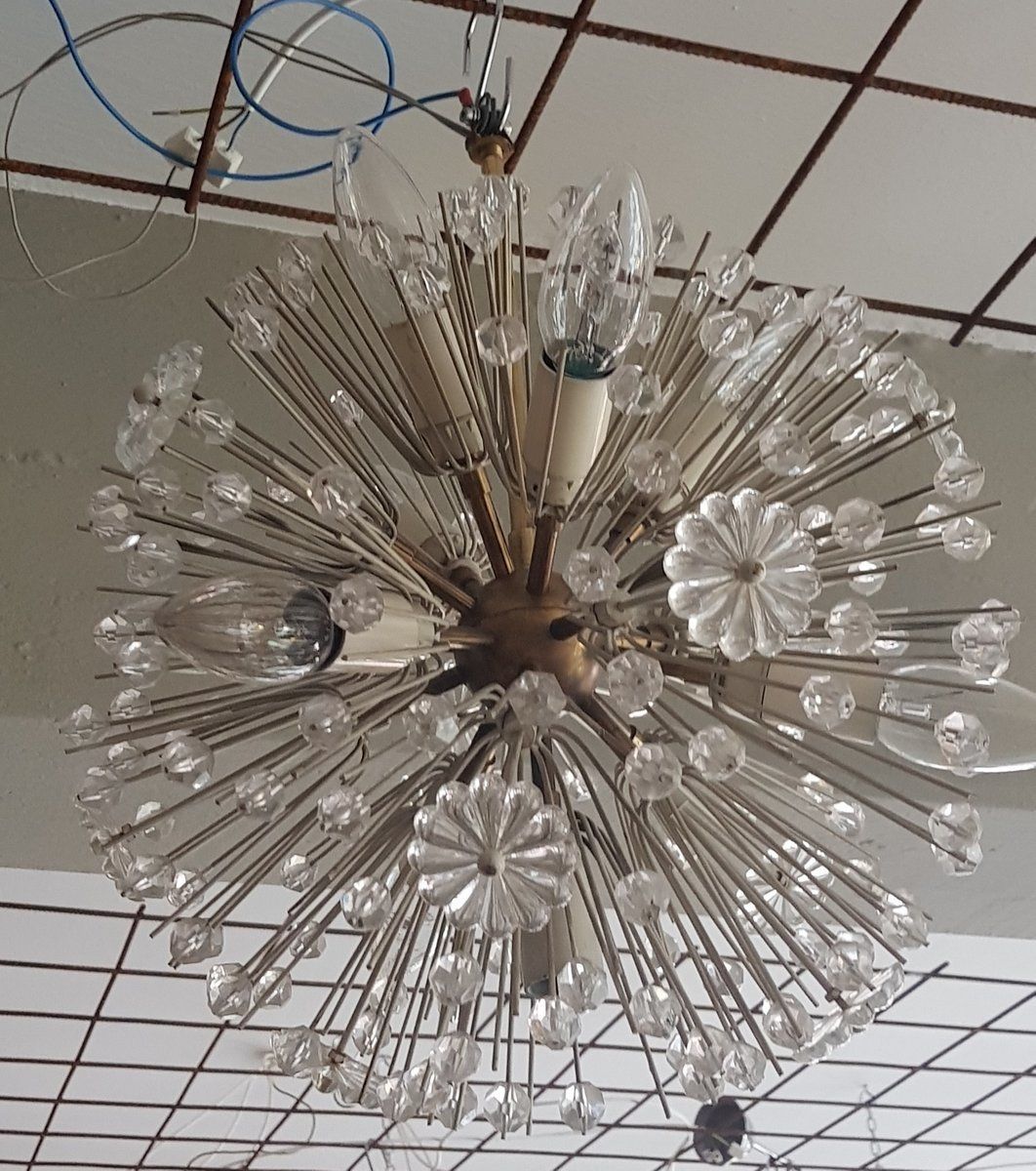 Dandelion Ceiling Lamp By Emil Steijnar For Rupert Nikoll, 1960s photo furniture