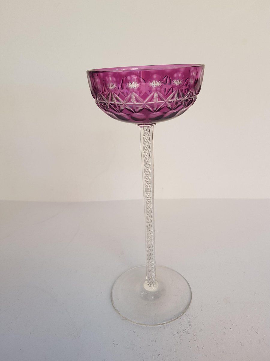 Antique Liquor Glasses With Filigree Edges From Josephinenhütte, Set Of 3 photo for sale