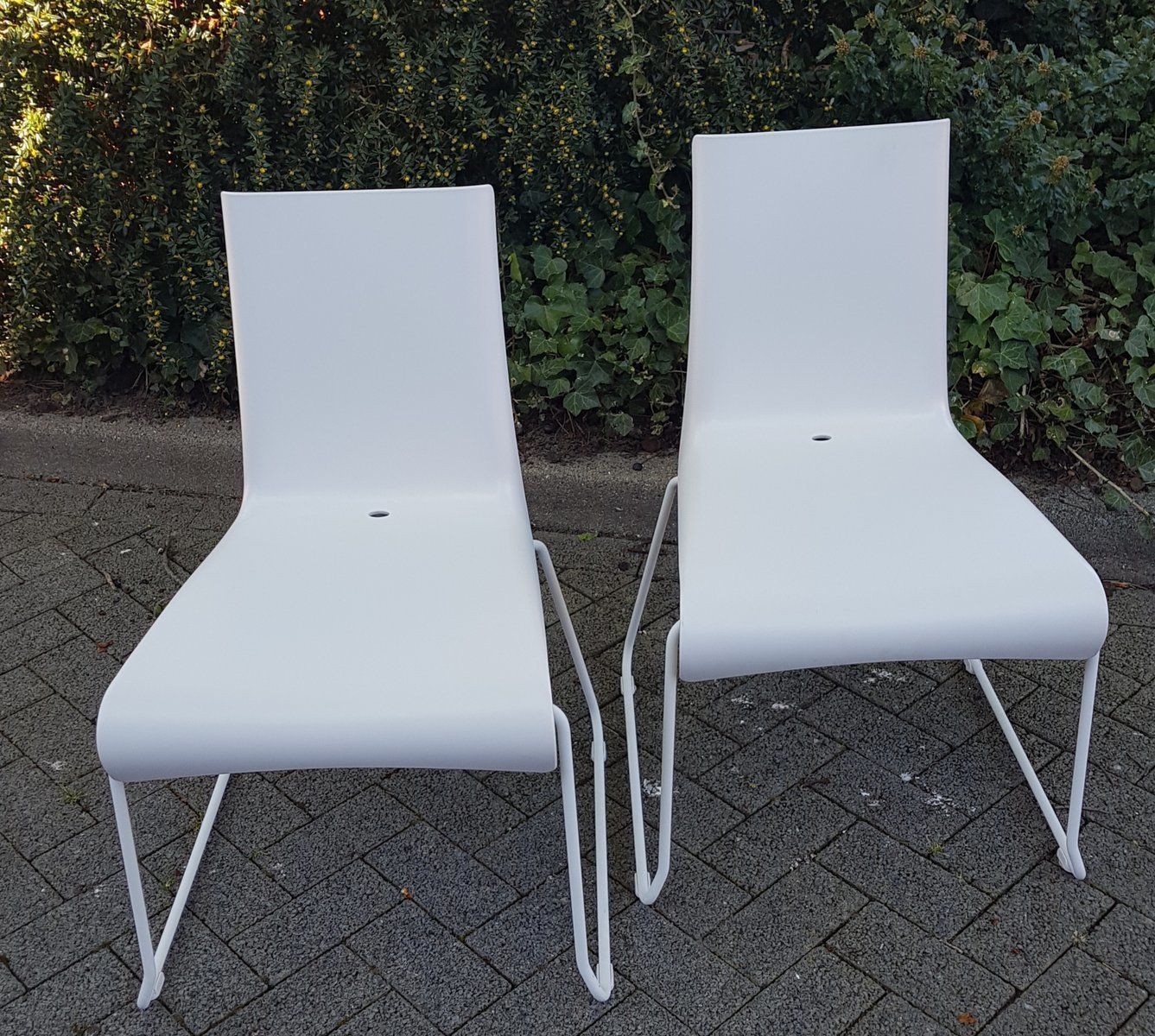 Stackable Plastic Indoor And Outdoor Chairs By Raunkjaer For Skagerak, Set Of 2