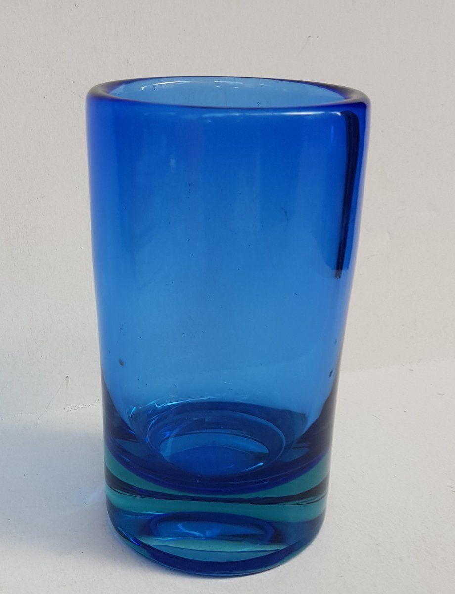 Mid Century Italian Murano Glass Vase By Pinzoni Mario For Seguso, 1950s photo furniture