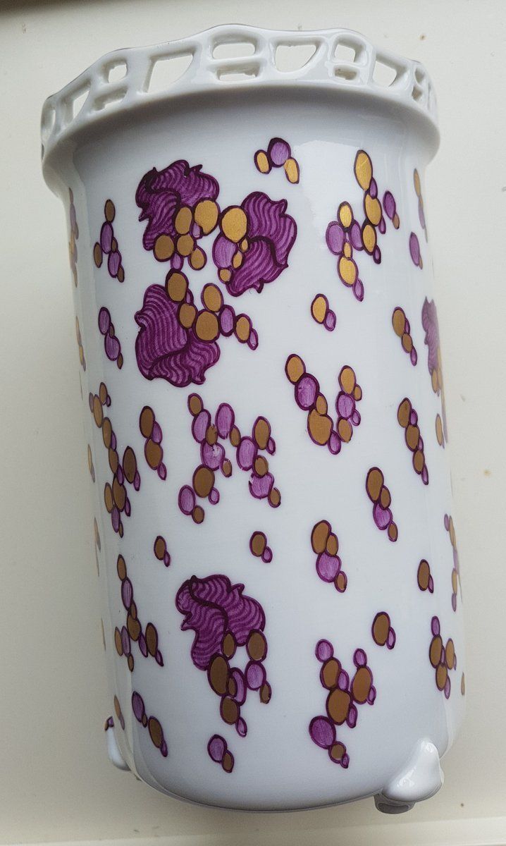 Art Nouveau Vase By Adelbert Niemeyer For Nymphenburg, 1907 photo 451.36