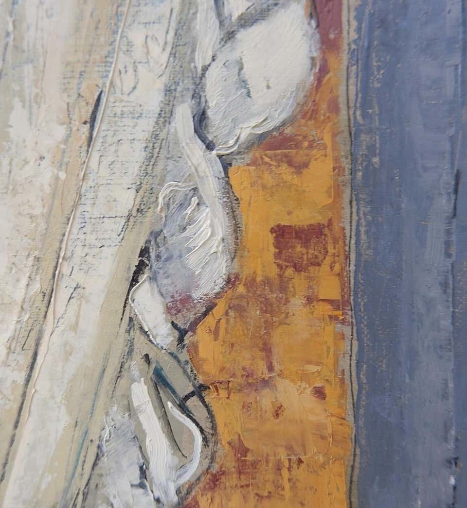 Still Life Painting On Canvas, Victor Petré, Belgium, Circa 1960 photo 726.0