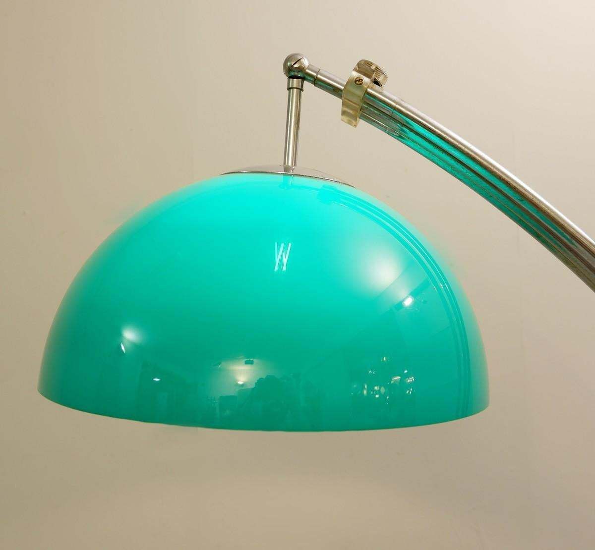 Floor Lamp Adjustable Arc By Harvey Guzzini For Meblo, 1970s photo furniture