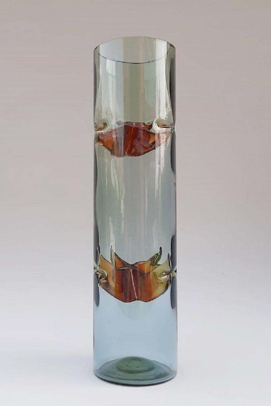 Murano Glass Membrane Vase By Toni Zuccheri For Ve Art