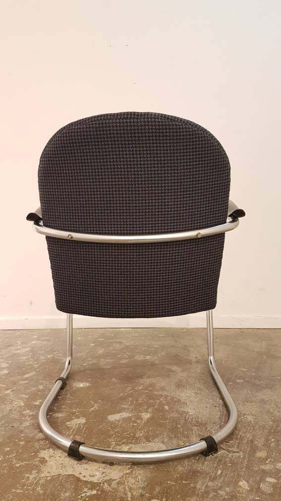 Bauhaus Armchair By W.H. Gispen For Gispen, 1930s | Re Upholstered photo 1680.0