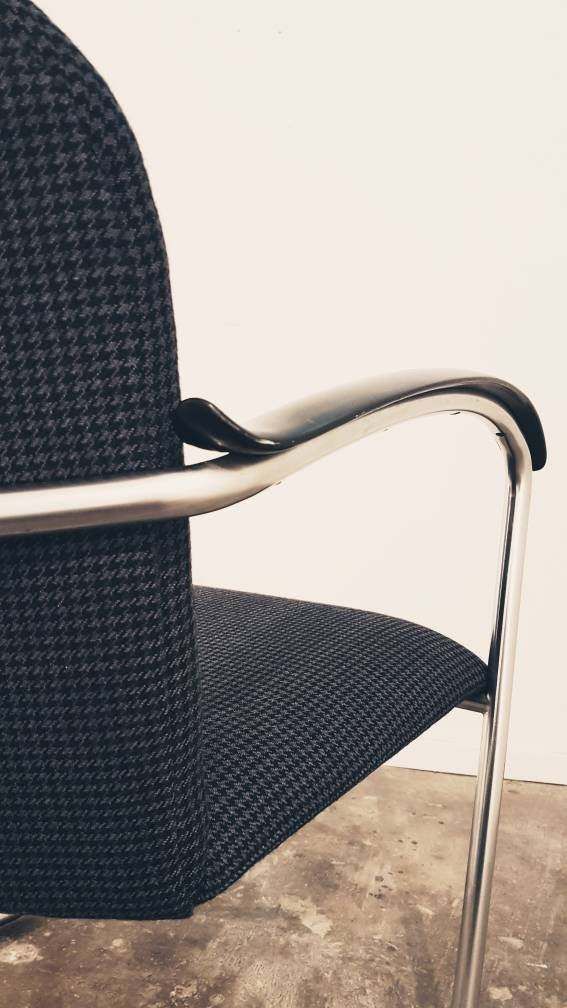 Bauhaus Armchair By W.H. Gispen For Gispen, 1930s | Re Upholstered photo buy
