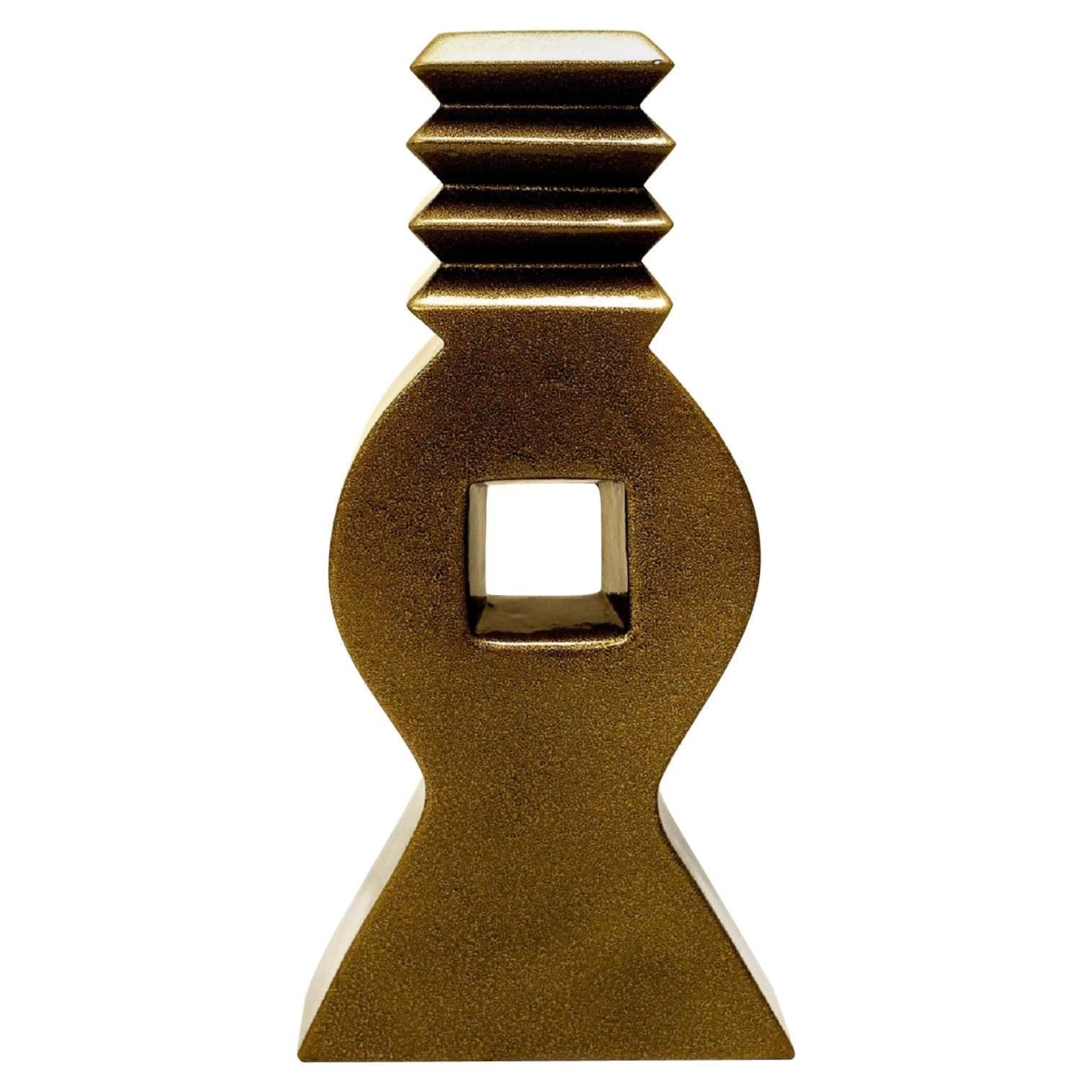 Memphis Style Ceramic Vase, Italy