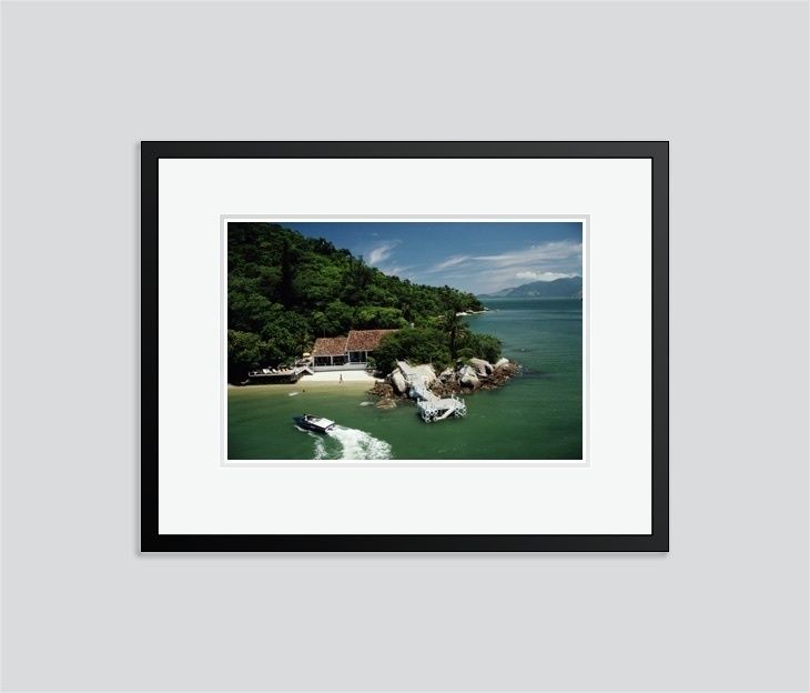 Slim Aarons 'On The Coast Of Brazil' C Type Print Framed In Black