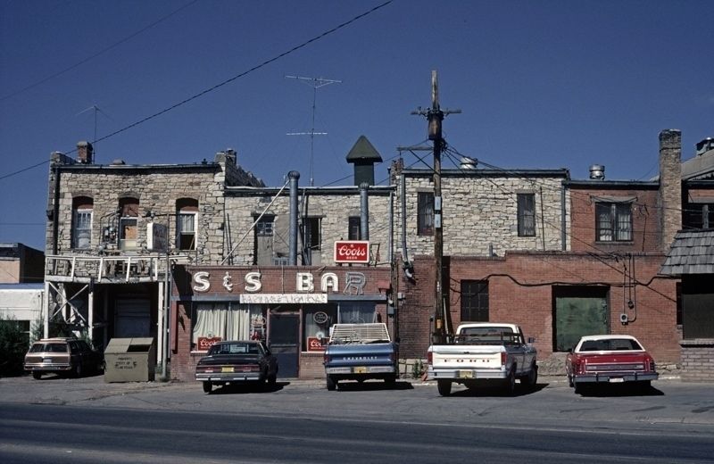 'Ramshackle Bar' Alain Le Garsmeur Oversize Limited Edition Archival Pigment Print Framed In Black