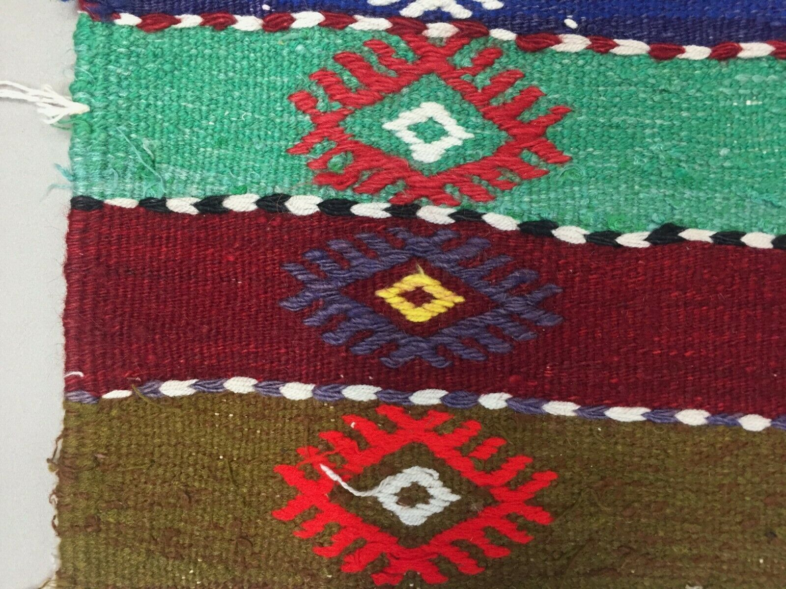 Old Turkish Kilim 158x106 Cm Kelim Rug Colourful, Blue Pink Green Orange Medium photo vintage