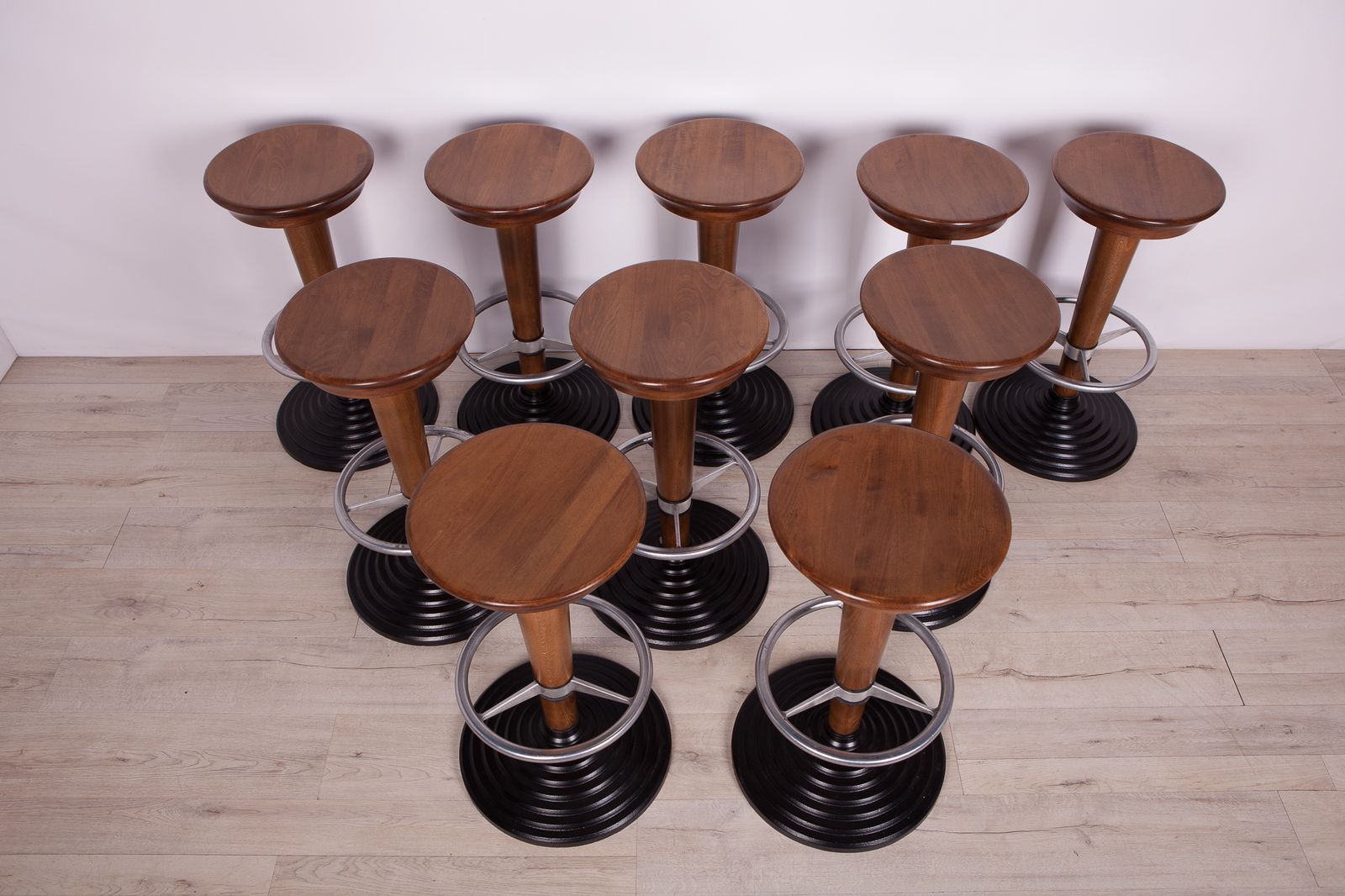 photo for sale Mid Century Barstools, 1950s, Set Of 10