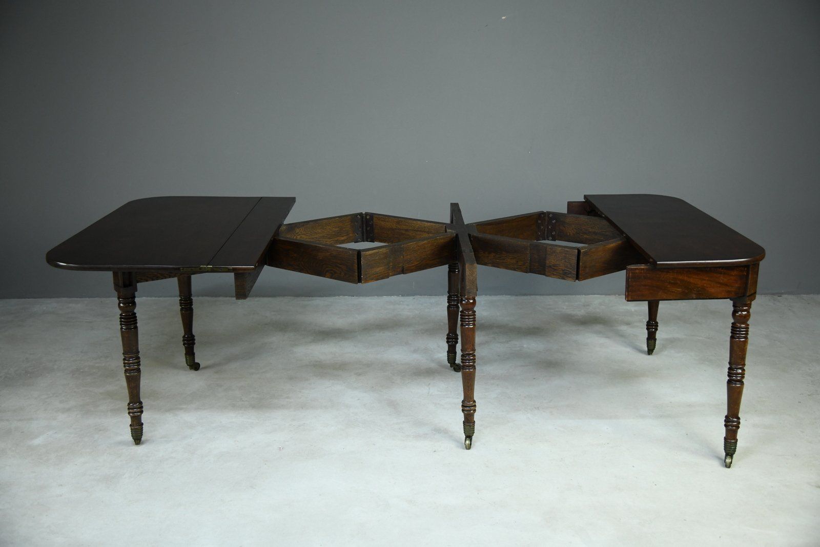 Antique Georgian Concertina Mahogany Dining Table. photo buy