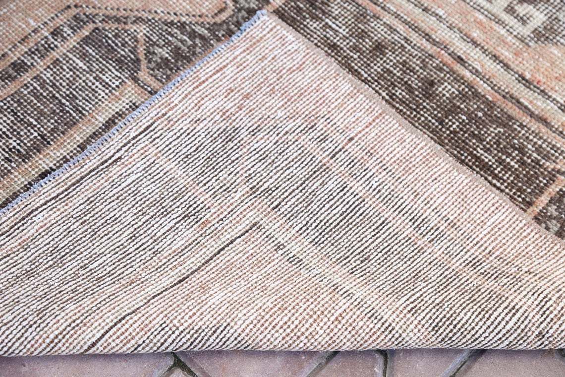 photo for sale 82x360 Cm Turkish Runner Rugs, Turkey Vintage Rug, Oushak Runner, Rugs Runner, Rugs Turkish, Rugs Runner, Geometric Design, Faded Orange