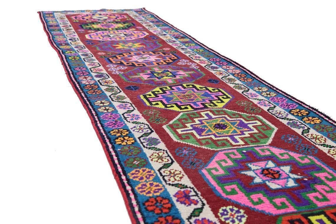 2.5x11 Ft, Narrow, Turkish Runner Rug, Vintage Rug, Runner Rug, Etsy Rug, Handmade Rug, Turkish Rug, Interiror Rug, Hallway Rug, Oushak Rug photo 511.0