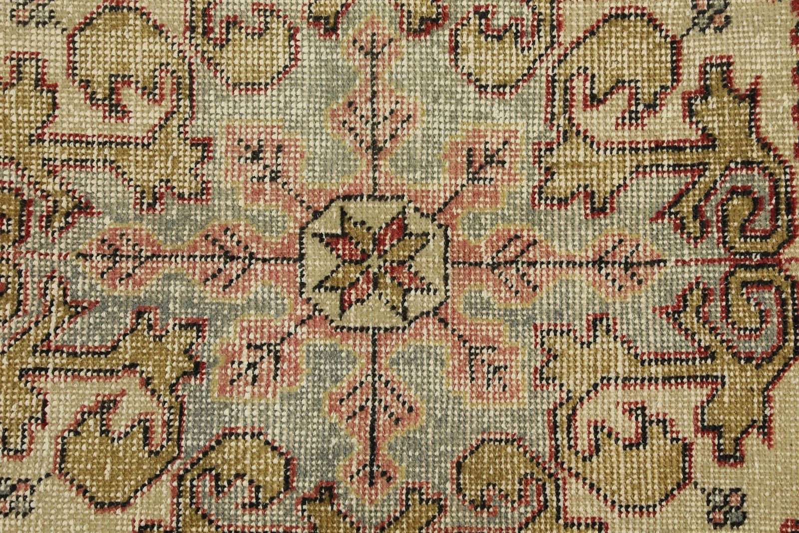 Turkish Vintage Rug, Antique Wool Rug, Oriental Rug, Home Decor, Area Rug, Tribal Bohemian Rug, Red, Beige Luxury Carpet Handmade photo buy