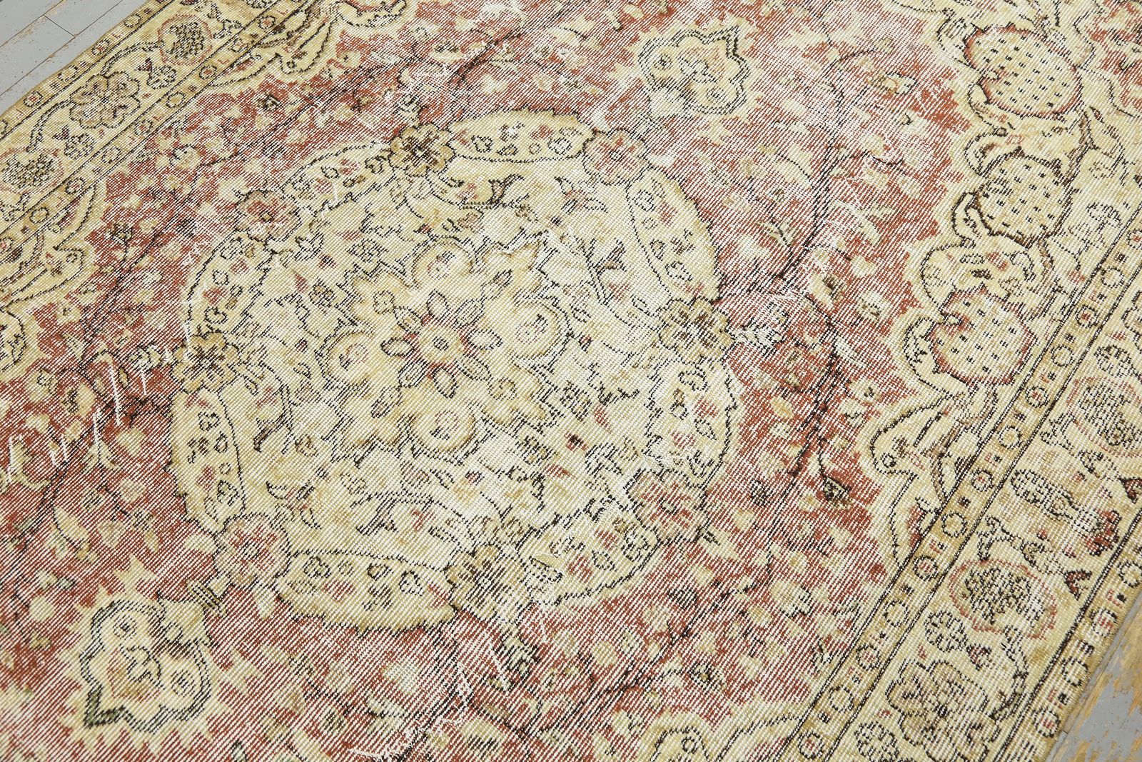Turkish Rug, Area Oushak Vintage Rug, Turkey Rug, Beige Faded Orange, Turkish Carpet, Traditional Rug, Living Room Rug, Oriental photo vintage