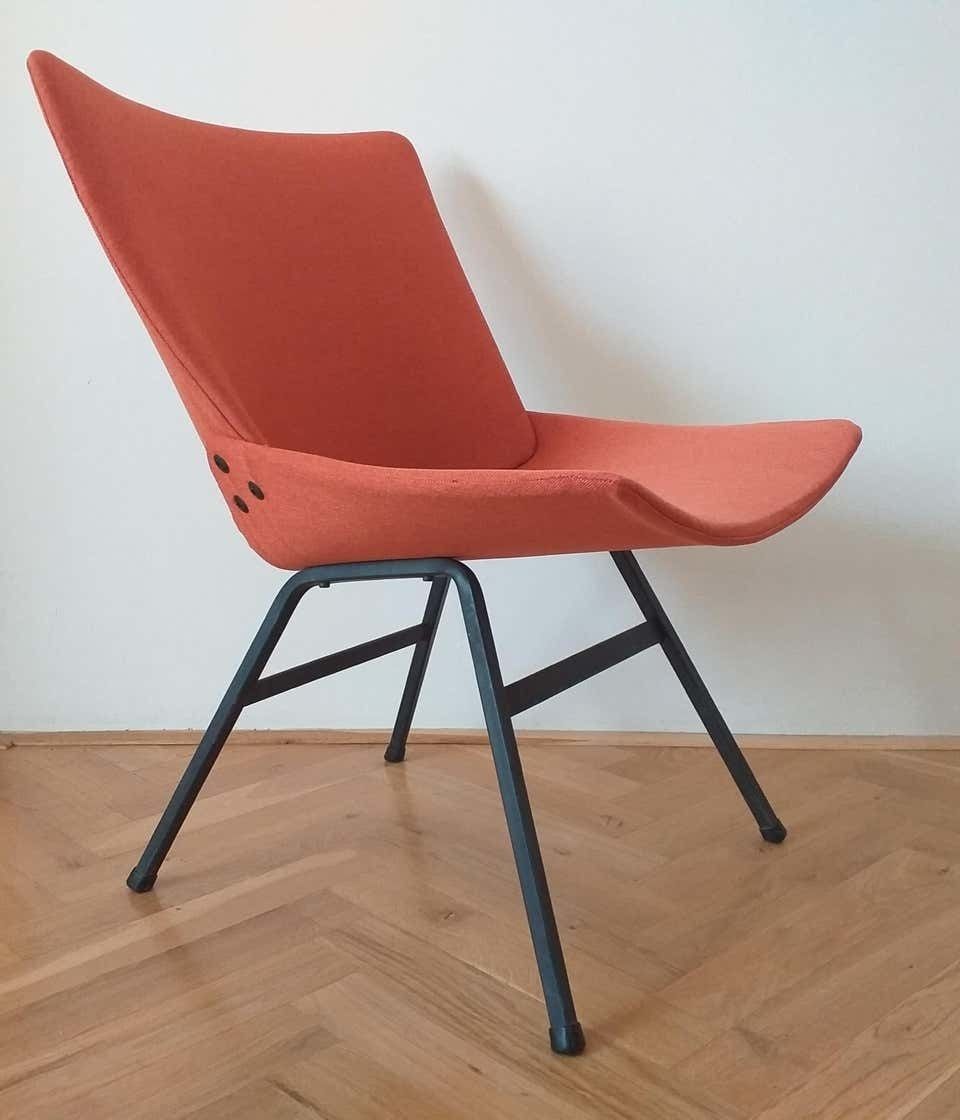 Set Of Three Chairs Lupina Designed By Niko Kralj, 1970s. photo vintage