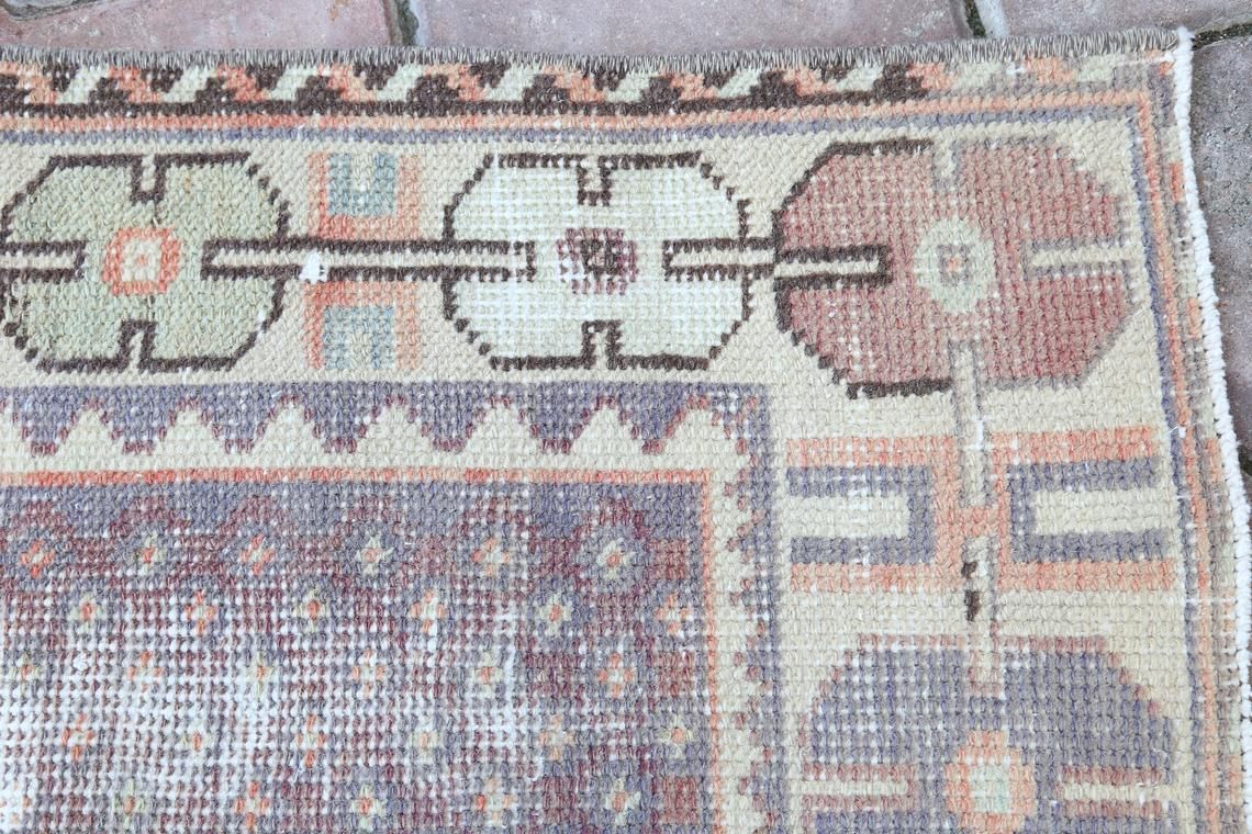 photo for sale 3x6 Authentic Turkish Rug, Oushak Handmade Rug, Turkish Rug, Vintage Rug, Oushak Rug, Anatolian Rug, Area Rug, Wool Rug, Rugs 3.4x6.2