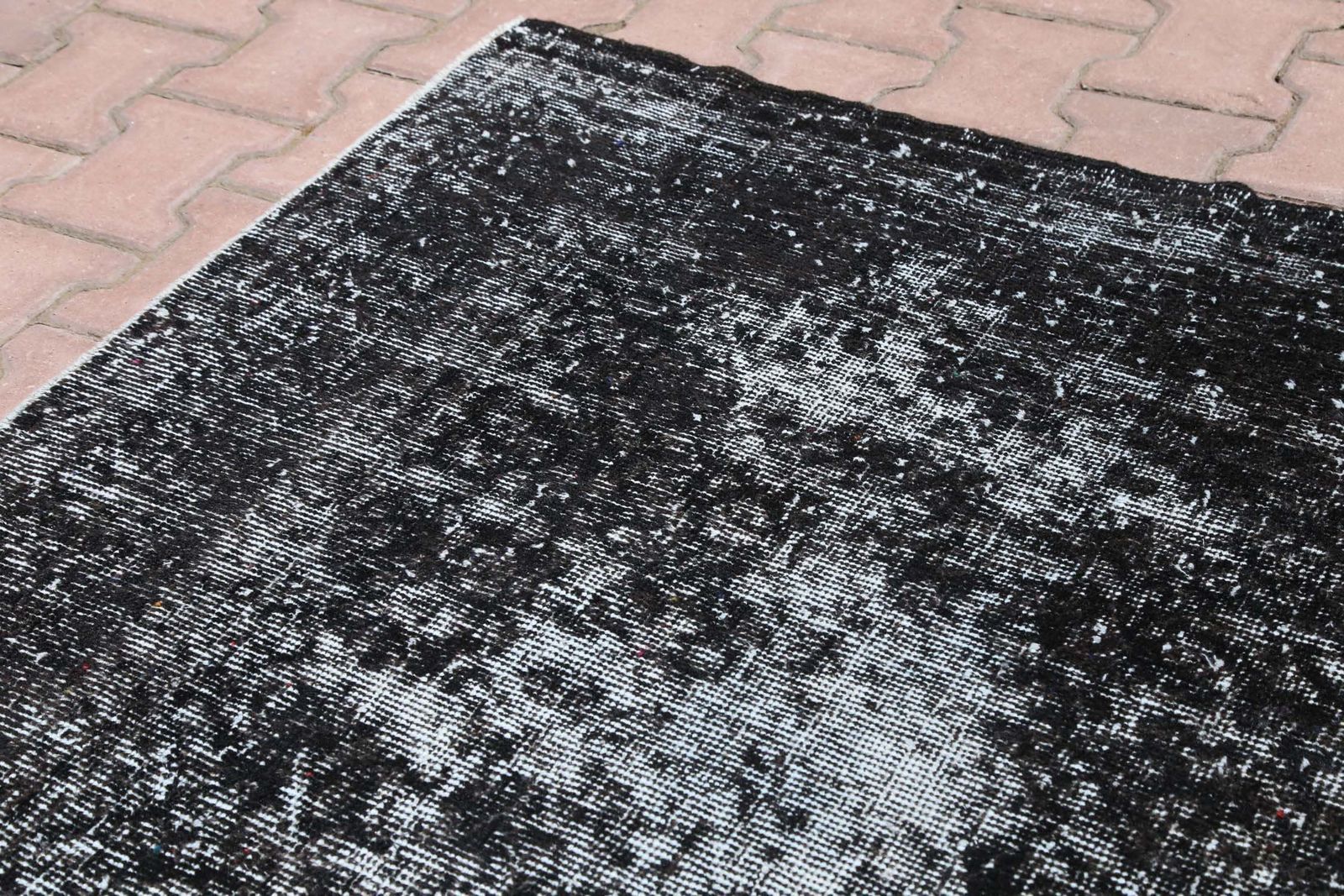 photo furniture Turkish Rug, Black Oushak Rug, Area Rug, Wool Rug, Distressed Bohemian Rug, Modern Home Decor, Rugs, Distressed Rug