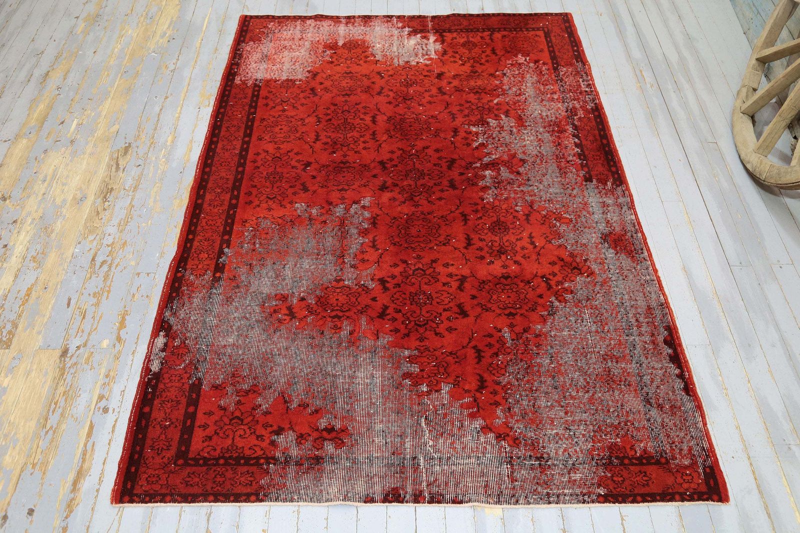 Turkish Rug, Red, Area Rug, Living Room Rug, Bohemian Oushak Rug, Boho Decor, Bedroom Decor, Carved, Boho Chic, Farmhouse Luxury