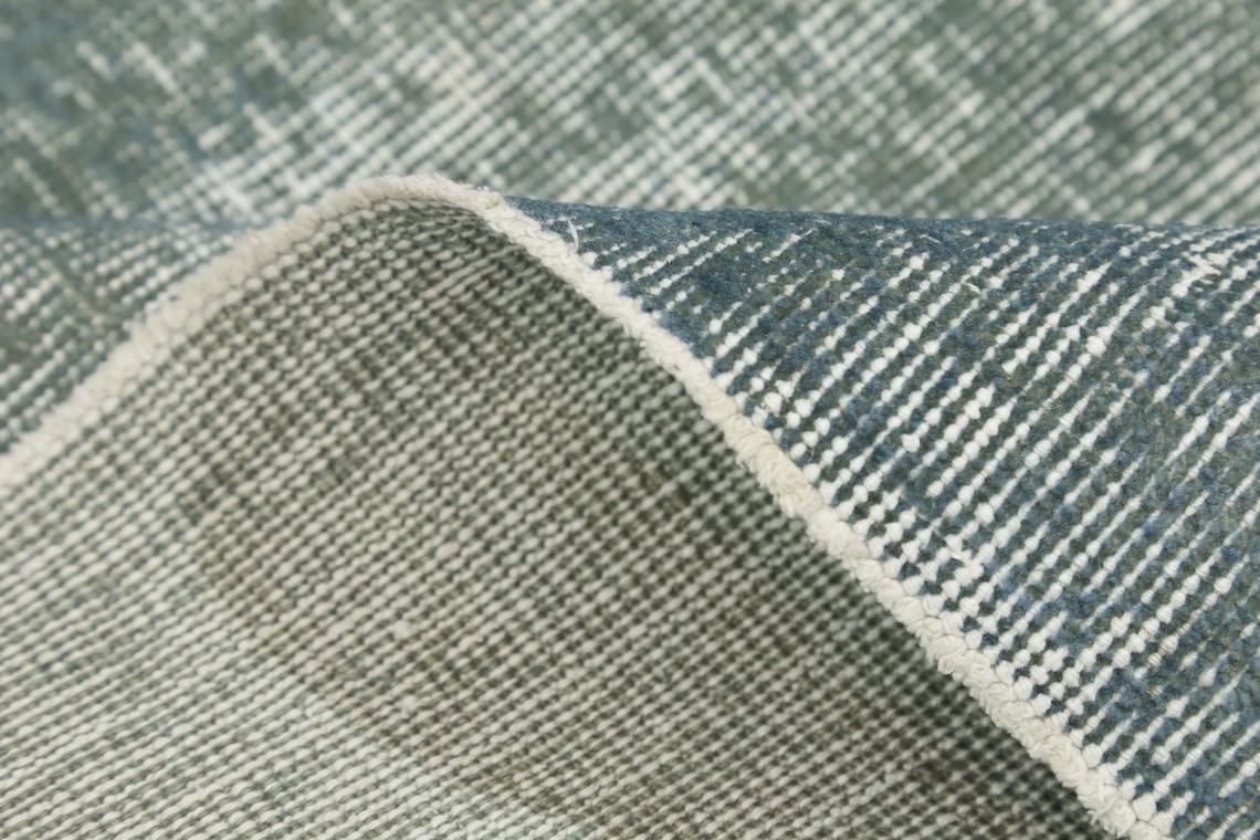 photo for sale 6.7x9.7 Turkish Faded Blue Vintage Area Rug, , Home Decor, Handmade Oushak Rug, Ethnic, Bohemian Turkey Rug Distressed Teal Faded Turquoise