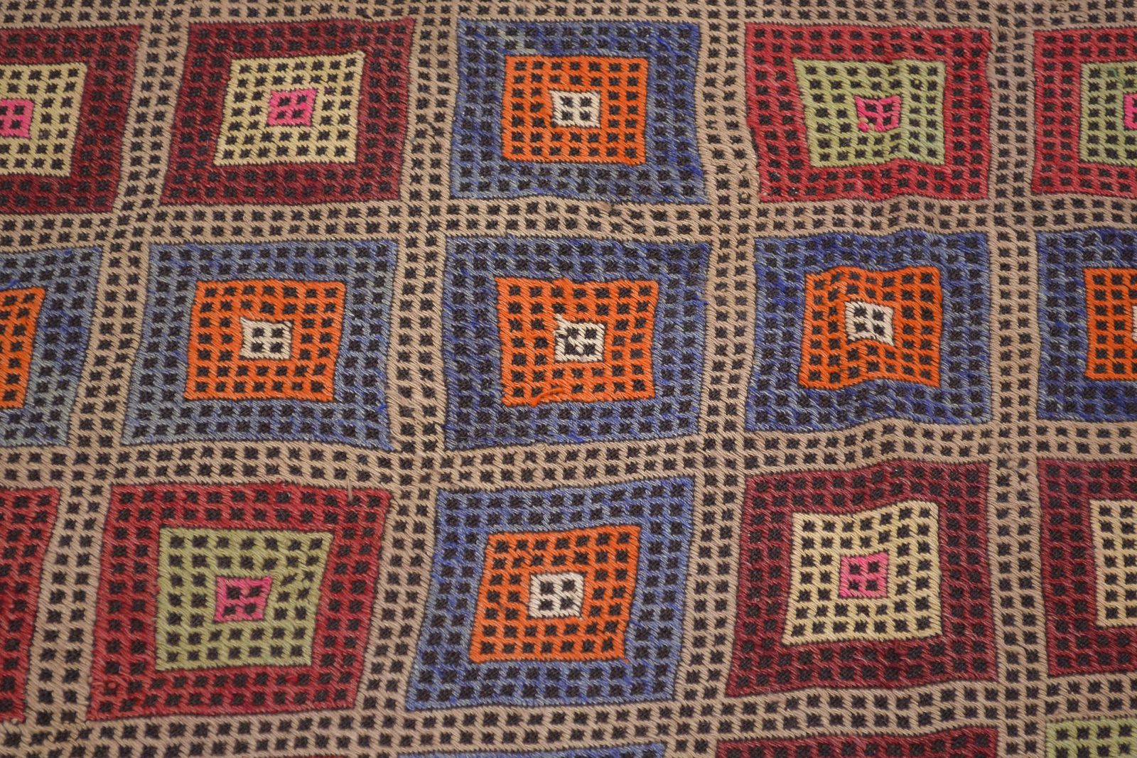 Turkish Kilim, Flatweave Rug, Vintage Kilim, Oushak Kilim, Farmhouse Deco, Turkish Rug, Kelim Pink Orange photo 356.0