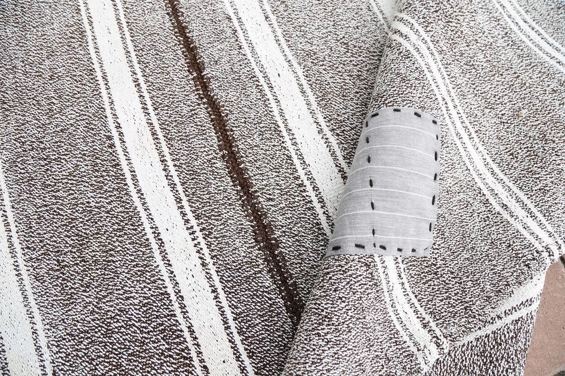 6.6x9.4, Turkish Rug, Kilim, Area Rug, Flatweave, Handwoven, Natural, Handmade, Oushak Rug, Gray, Striped, Turkish Carpet, Flat Weave Rugs photo buy