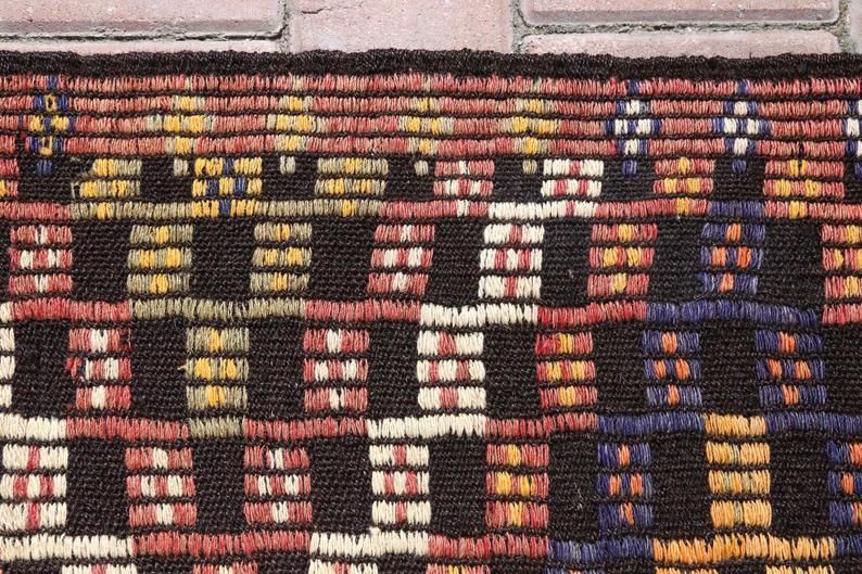 5.8x10, Flatweave Rug, Kilim Rug, Turkish Rug, Kilim, Turkey Rug, Oushak Rug, Vintage Rug, Bohemian Rug, Wool Rug, Home Decor, Carpet, Rugs photo vinterior