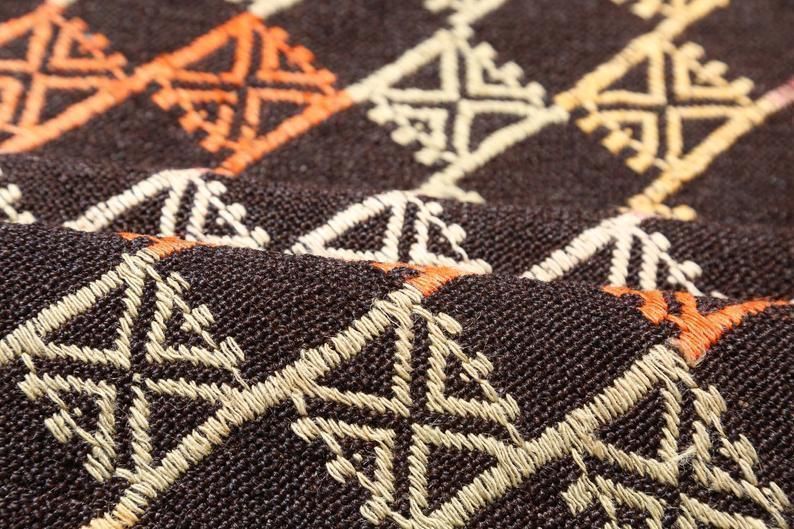 photo furniture 4.8x9.7, Flat Weave Rug, Kilim Rug, Vintage Kelim, Turkish Rug, Vintage Area Rug, Bohemian Rug, Kilim Rug, Brown Beige