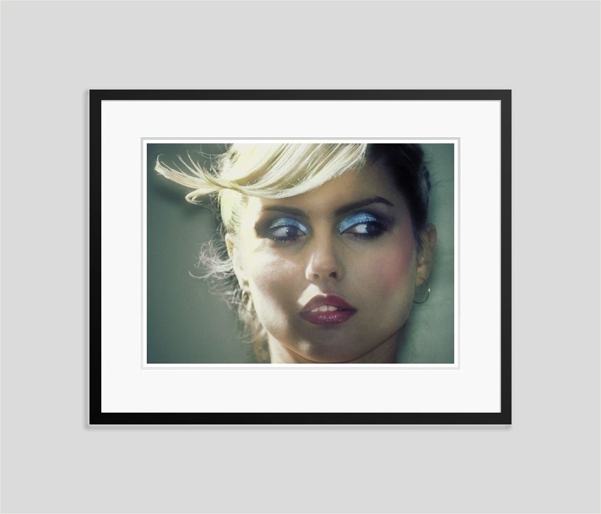 ' Blondie Close Up ' 1978 By Martyn Goddard Giclée Print Framed In Black