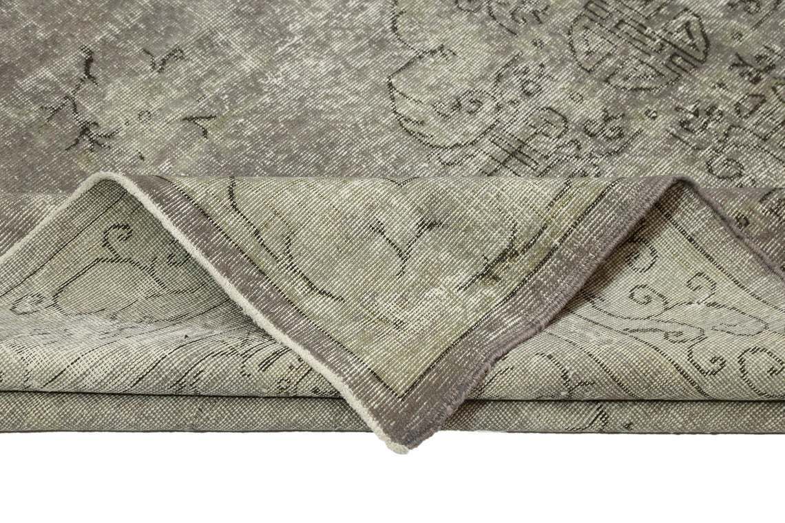 photo for sale Antique Turkish Oushak Area Rug, Anatolian Handwoven Gray Beige Brown, Bohemian Wool Rug, Rugs, Boho Luxury Chic Distressed 6.9x10.2