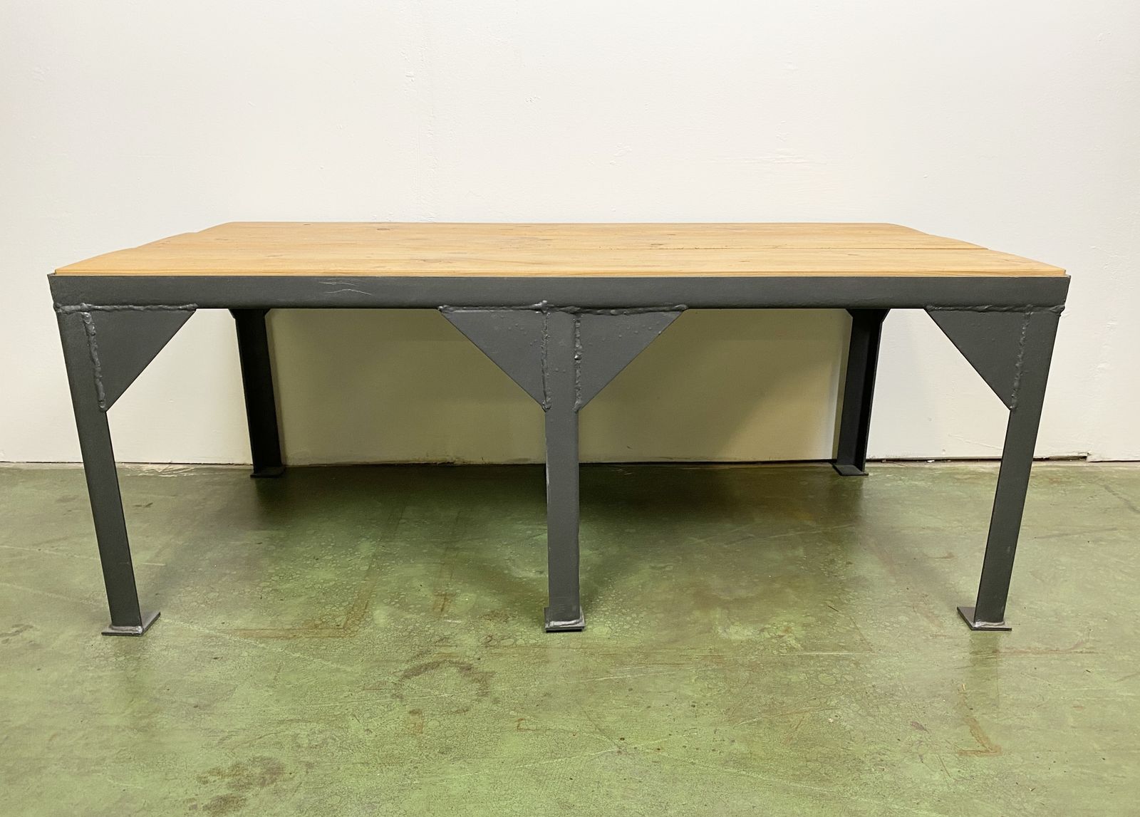Black Industrial Coffee Table, 1970s photo for sale