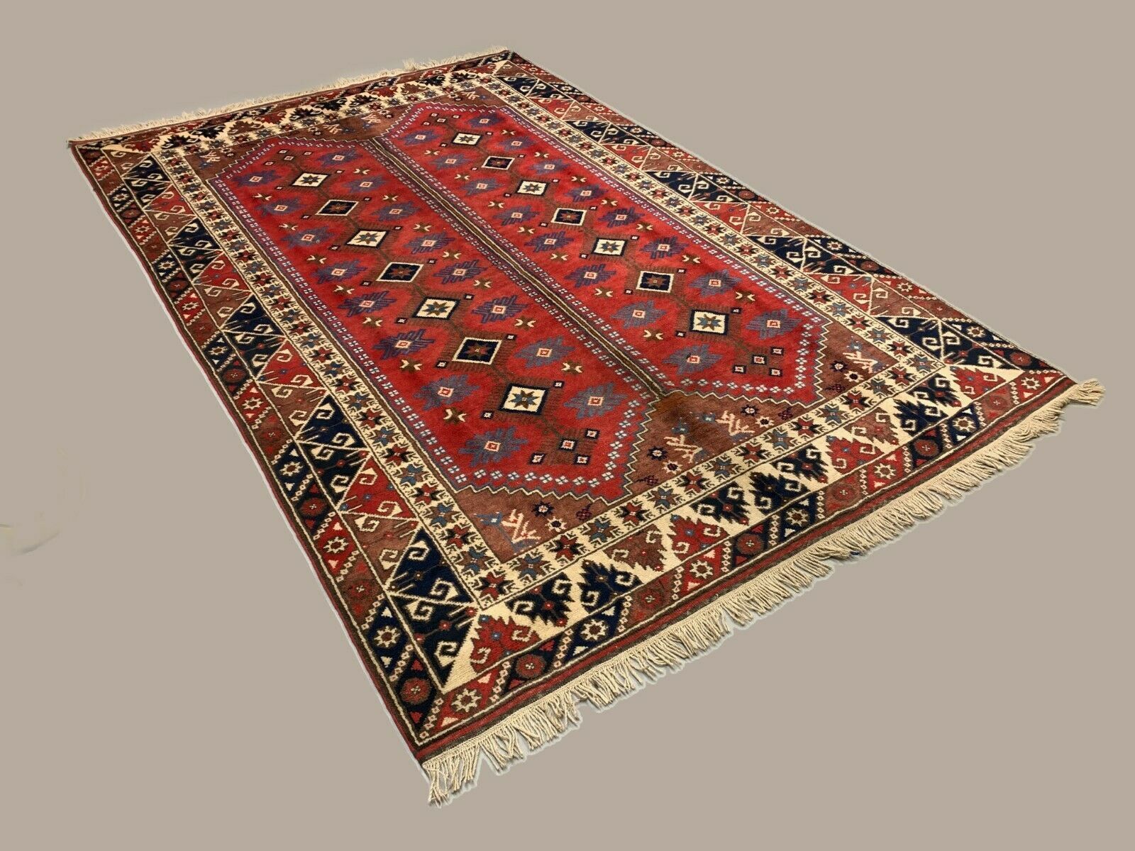 Turkish Tribal Rug 300x200 Cm Turkish Carpet Red Large photo furniture