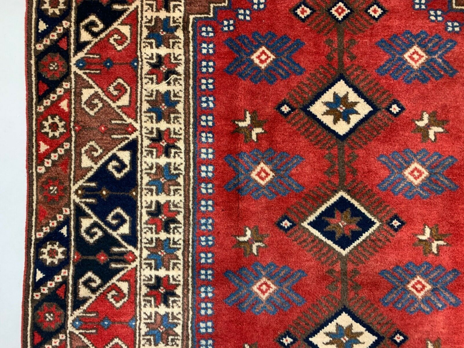 Turkish Tribal Rug 300x200 Cm Turkish Carpet Red Large photo vinterior