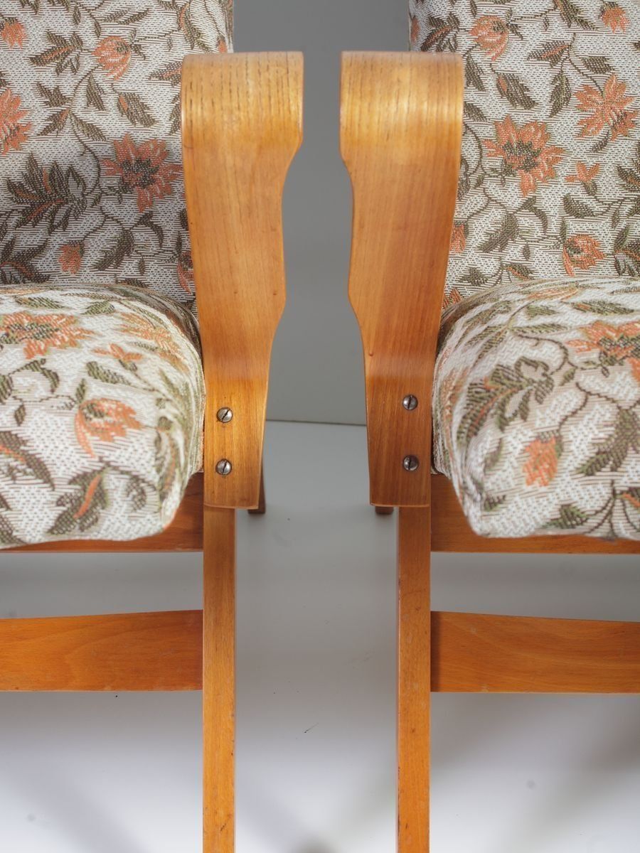 photo for sale Mid Century Lounge Chairs By František Jirák For Tatra, 1960s, Set Of 2