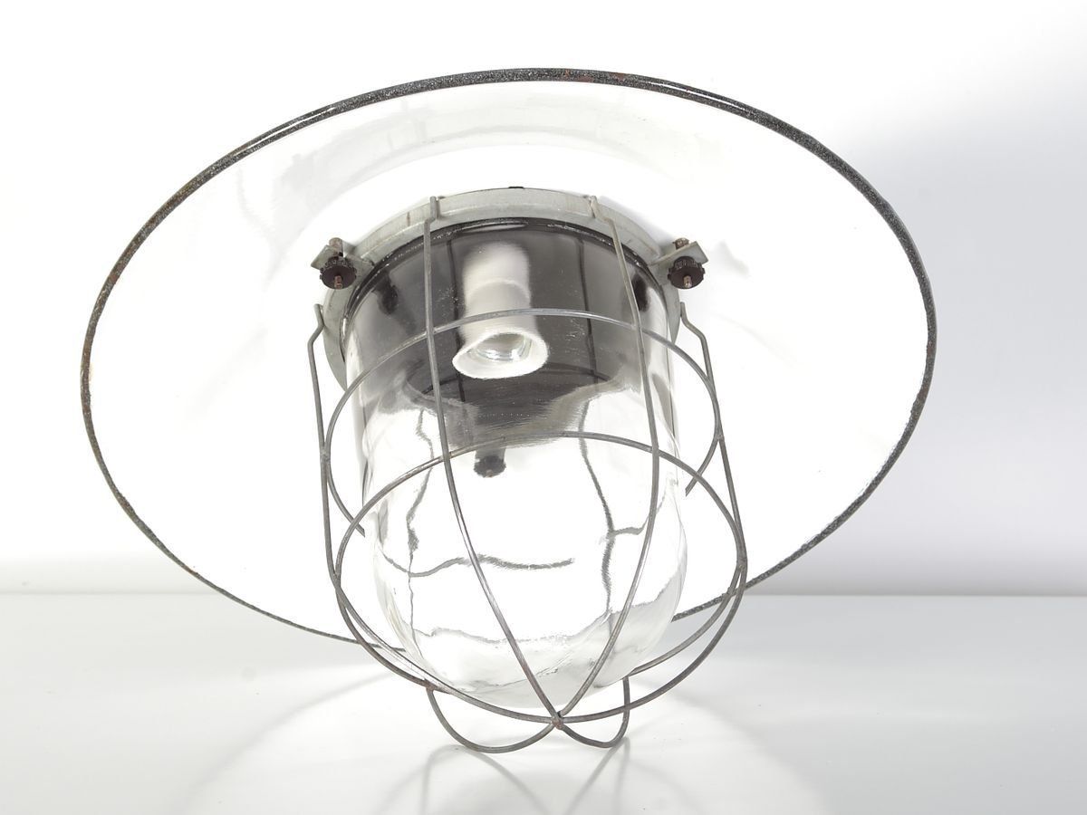 Mid Century Industrial Ceiling Lamp, 1960s photo vinterior