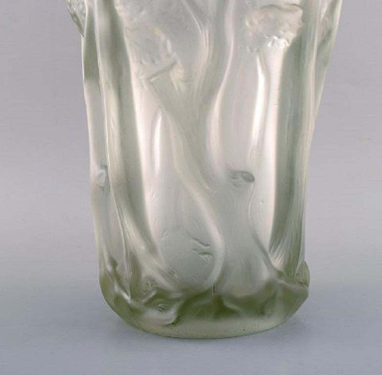 Josef Inwald, Large Art Deco "Dans La Forêt" Vase In Art Glass, 1930s photo Home Decor