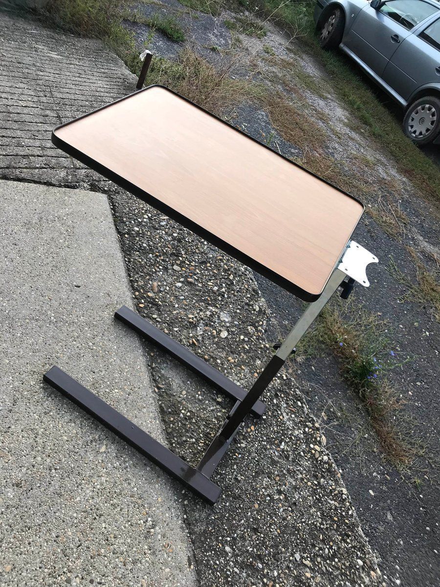 Mid Century Extendable Office Desk In Metal, 1960s