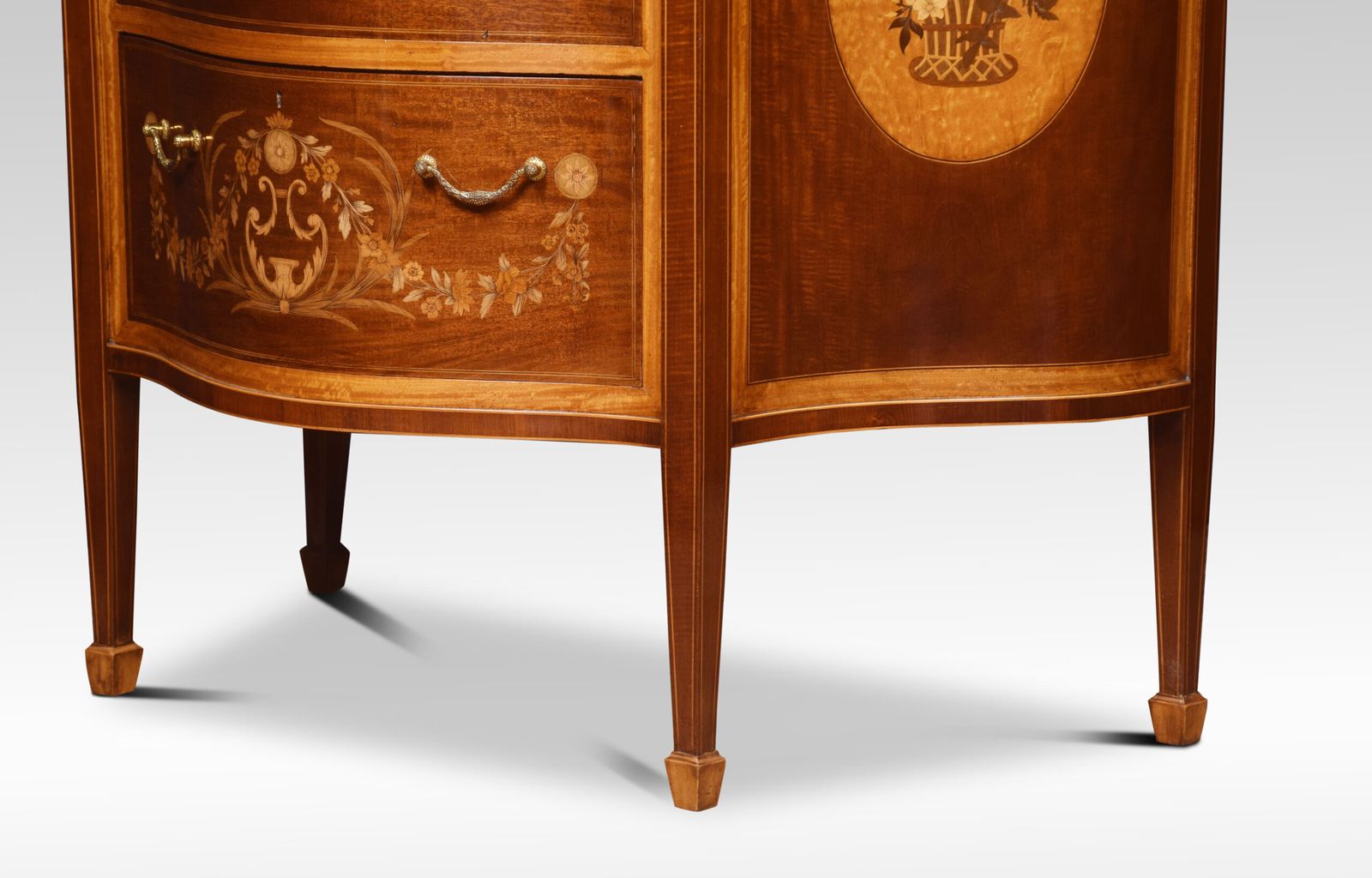 Edwards And Roberts Serpentine Chest Of Drawers photo buy