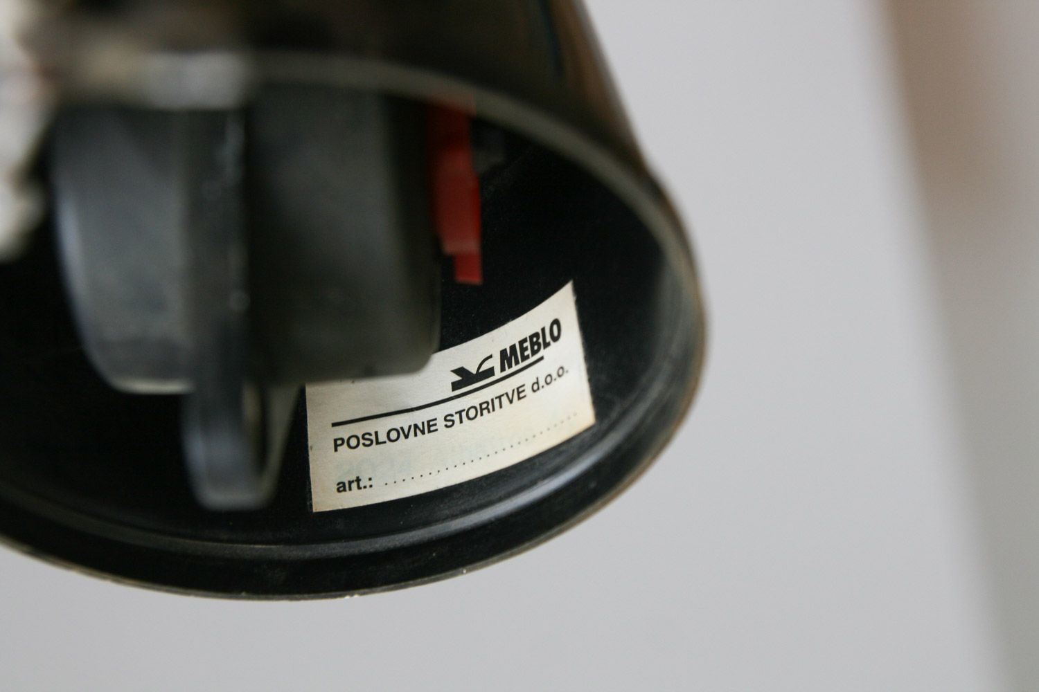 photo for sale Vintage Trumpet Pendant Lamp From Meblo, 1970s