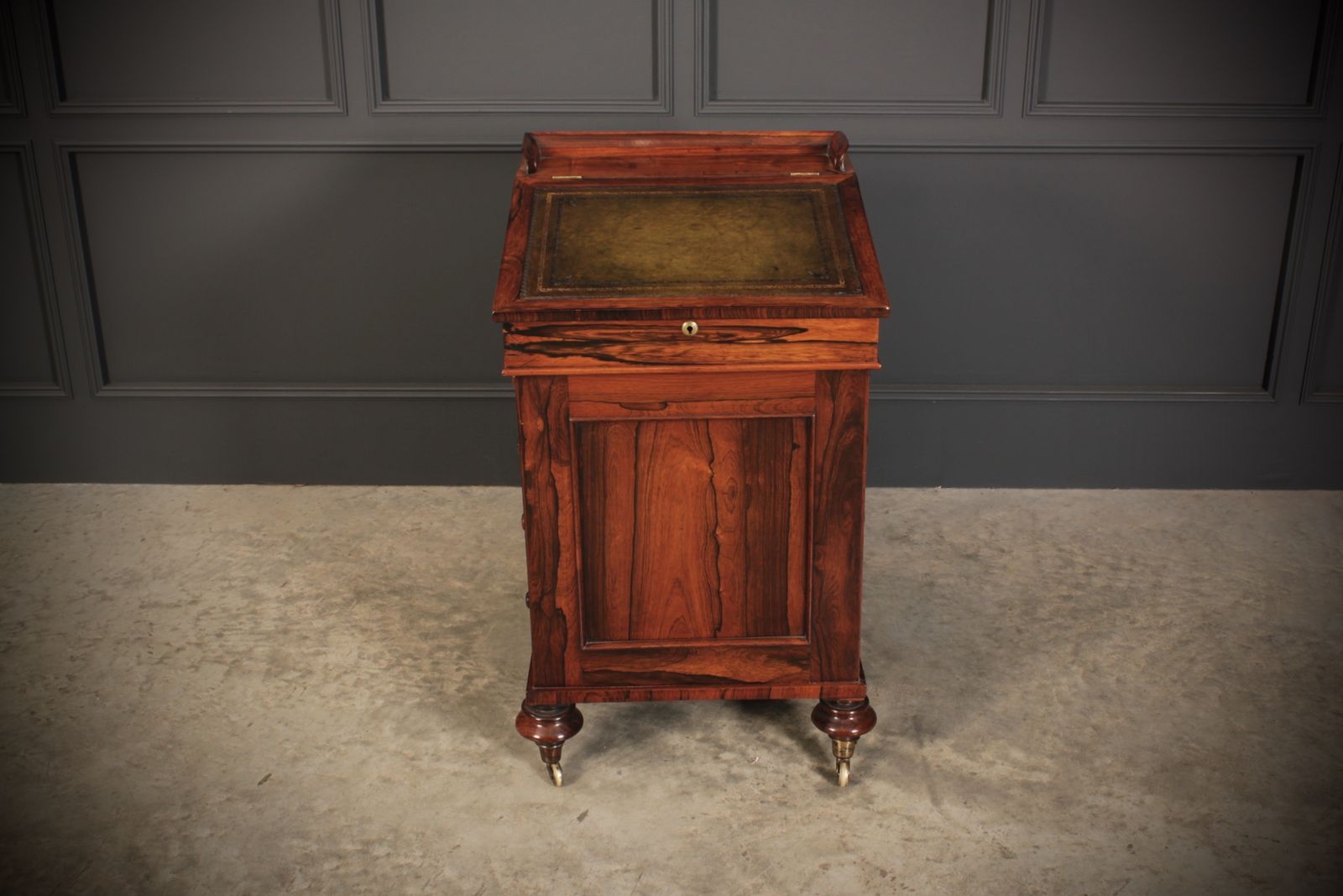 William IV Rosewood Davenport Desk photo for sale