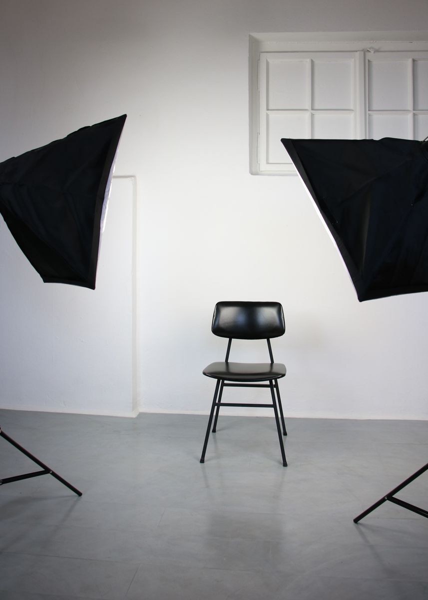 photo for sale Mid Century Minimalist Dining Chairs By Niko Kralj, Set Of 4