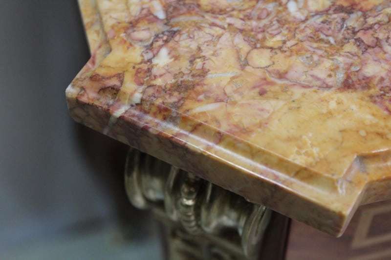 Mahogany Sauteuse Commode, Transition Louis XV / Louis XVI Style   Early 20th Century photo vinterior